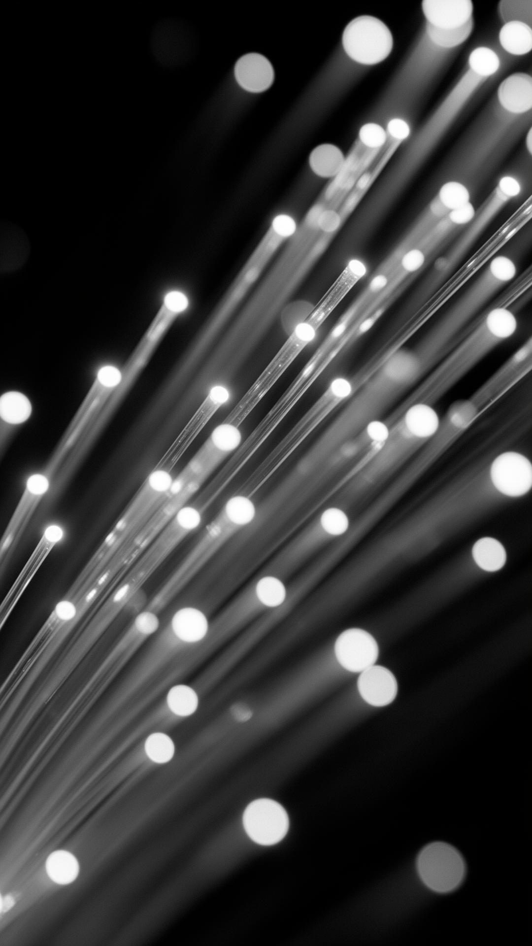 Fibre terminations in a network cabinet